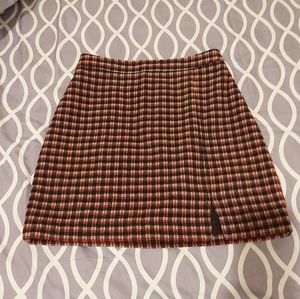 Wool blend skirt